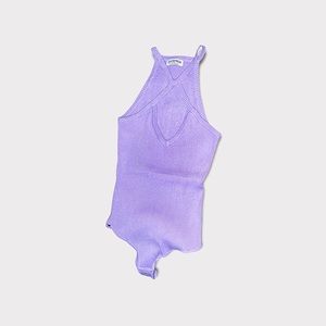 Lavender FashionNova Bodysuit